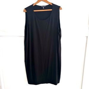 Eileen Fisher Black Midi Dress